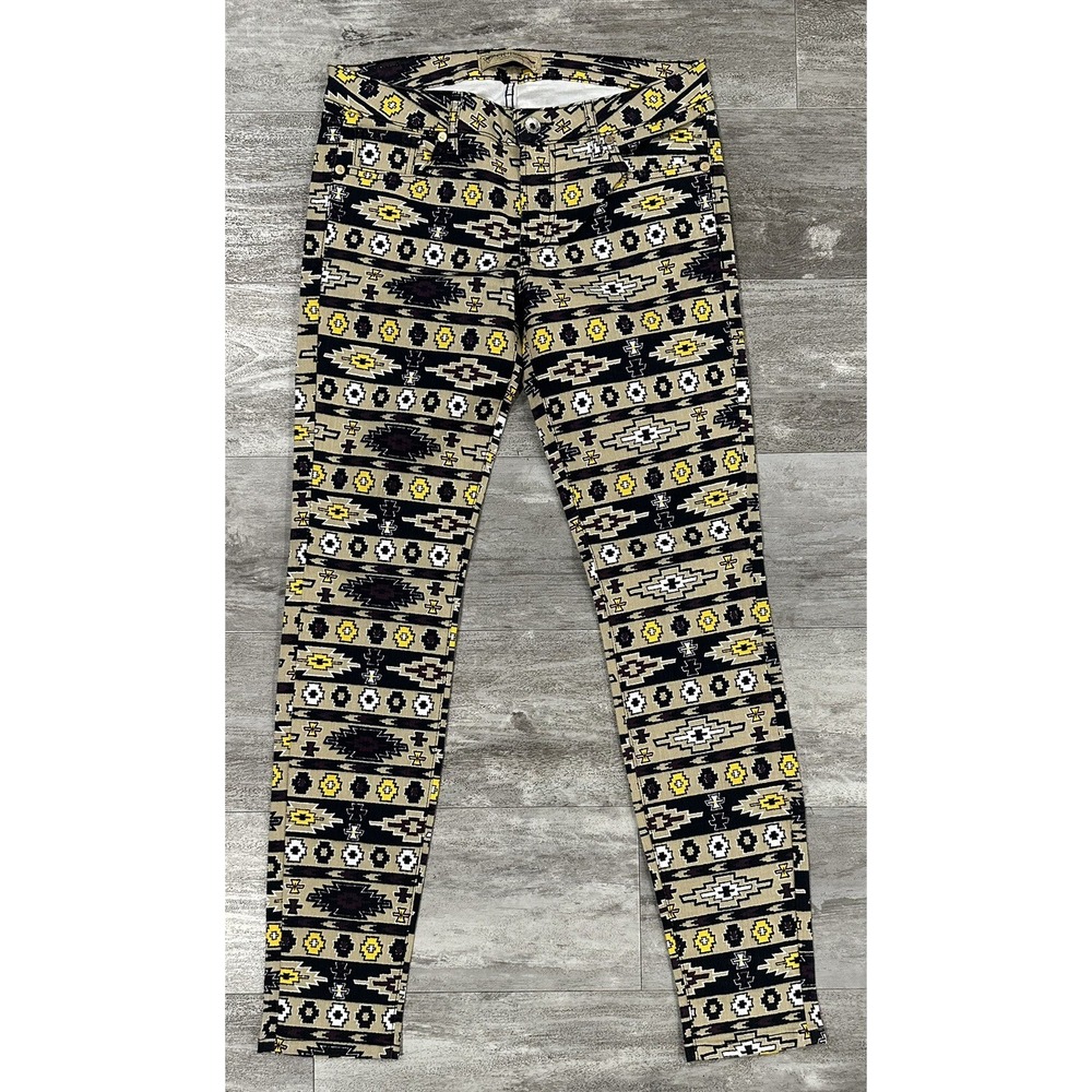 GUESS Skinny Jeans Southwest Pattern Size 30x31 Mid Rise New